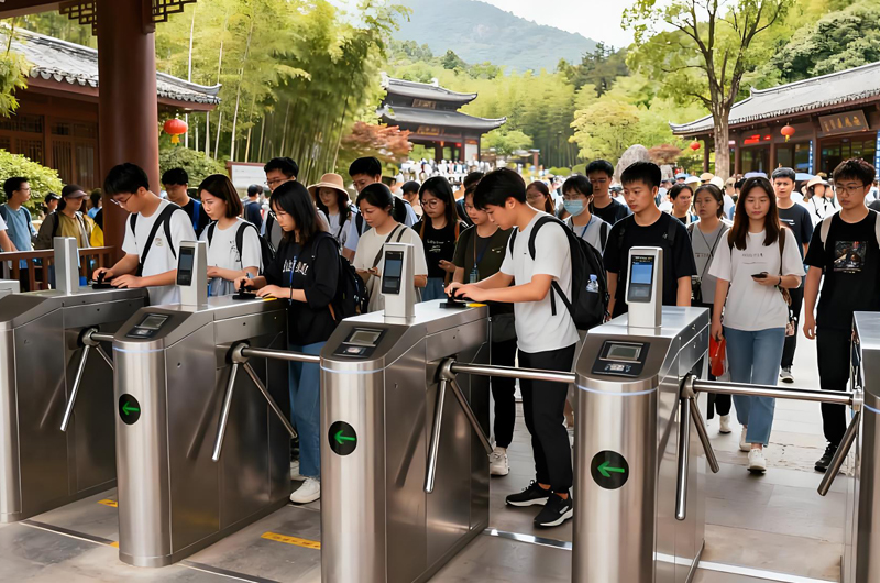 闸机租赁在景区的应用解决方案